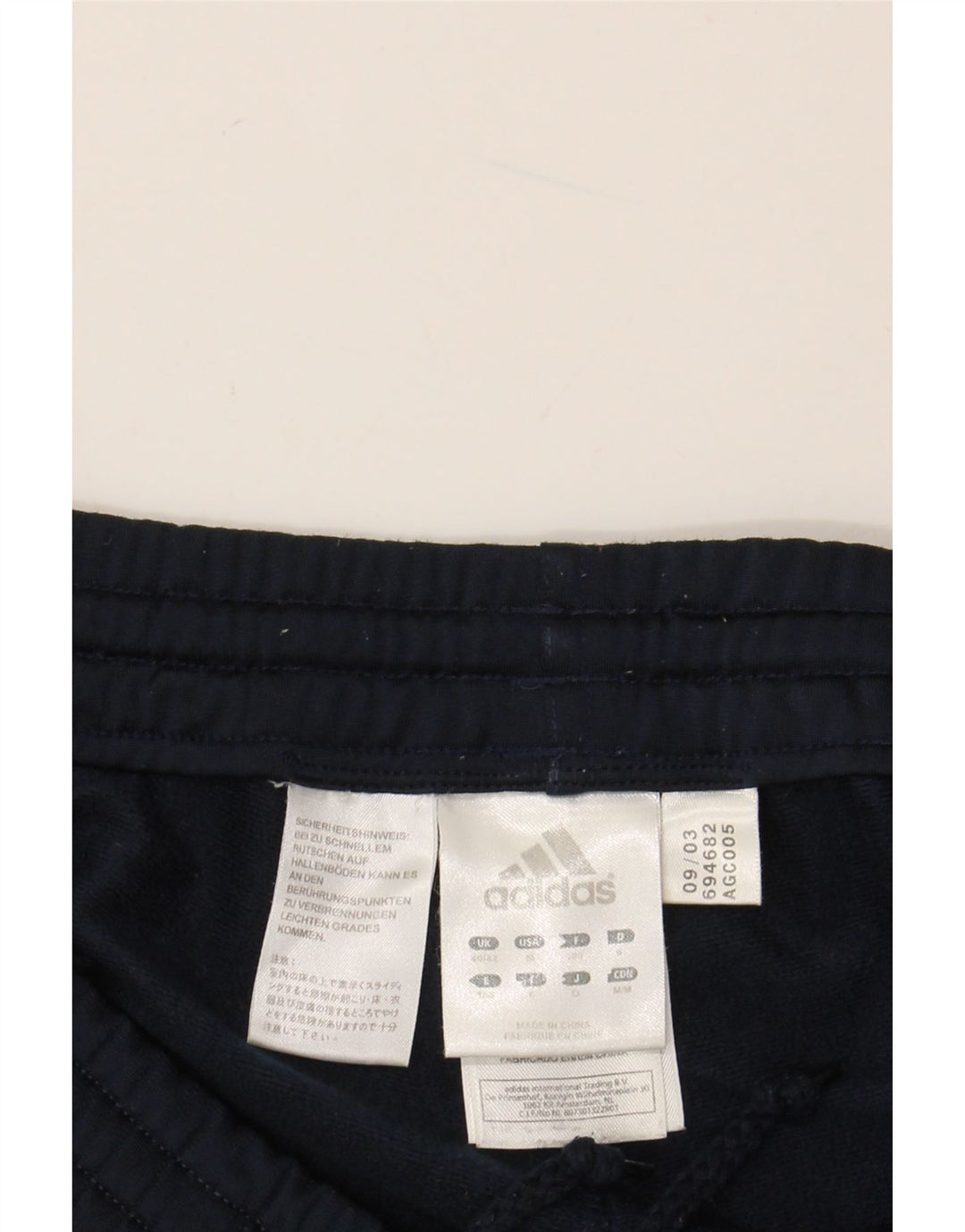Ανδρική φόρμα ADIDAS Παντελόνι XL Navy Blue Polyester