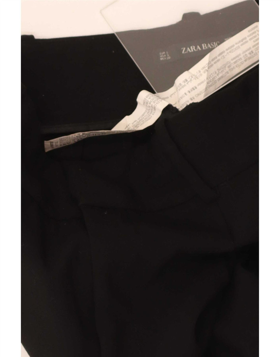 Zara Γυναικείο Κοστούμι με Καρφωτό Παντελόνι Μικρό W26 L27 Μαύρο Πολυεστέρα