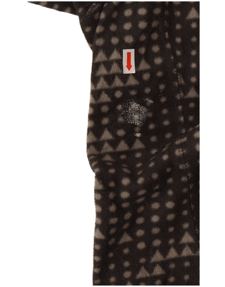 Γυναικείο φλις μπουφάν Eddie Bauer UK 14 Medium Grey Geometric Polyester