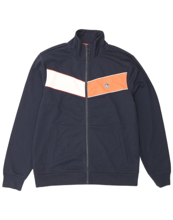 Ανδρική φόρμα Penguin Top Jacket Medium Navy Blue Colourblock Sports