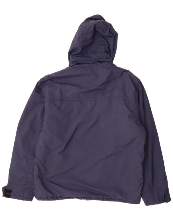 Ανδρικό μπουφάν με κουκούλα Asics UK 38 Medium Navy Blue Polyamide