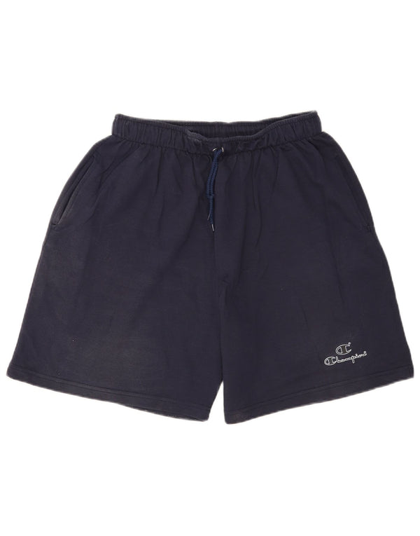CHAMPION Mens Sport Shorts XL  Navy Blue Cotton