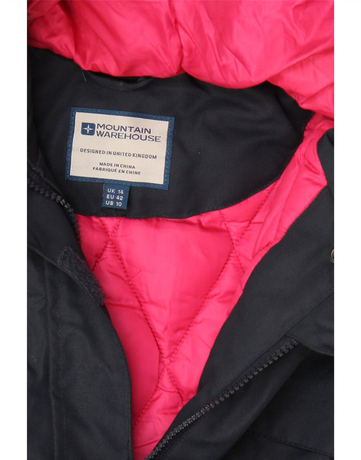 MOUNTAIN WAREHOUSE Γυναικείο μπουφάν Parka με κουκούλα UK 14 Large Navy Blue
