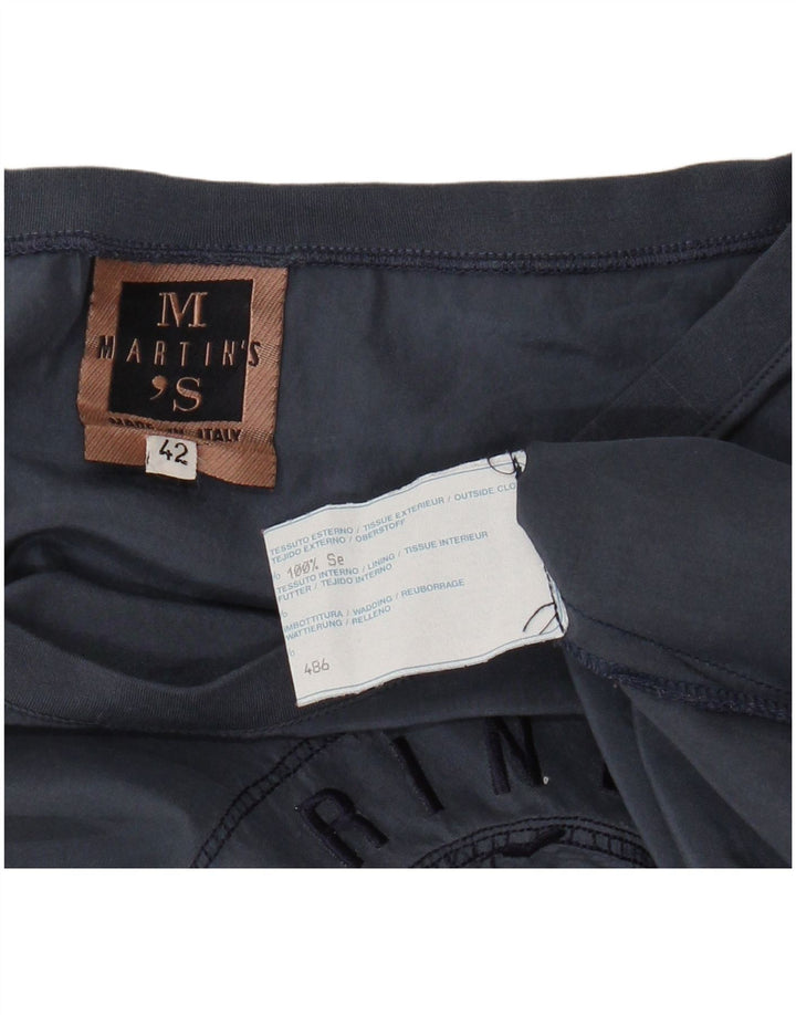 Γυναικεία γραφική αμάνικη μπλούζα Martin's Top IT 42 Medium Navy Blue Silk