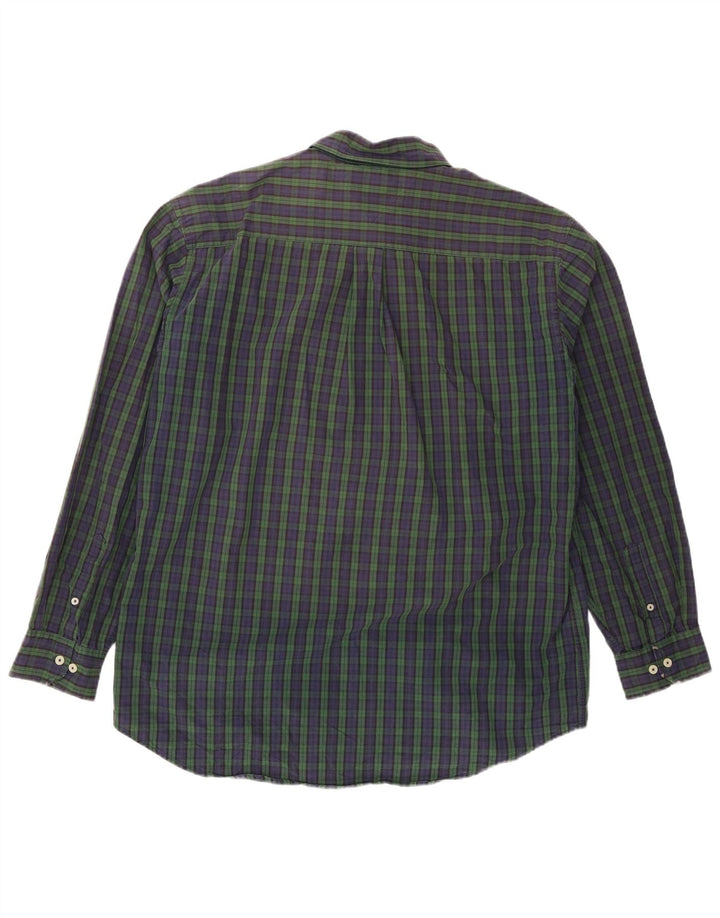 Ανδρικό πουκάμισο Tommy Hilfiger XL Navy Blue Check Cotton