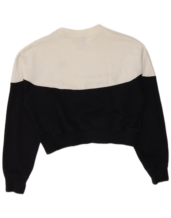 Γυναικεία φούτερ Nike Crop Jumper UK 14 Medium Black Colourblock