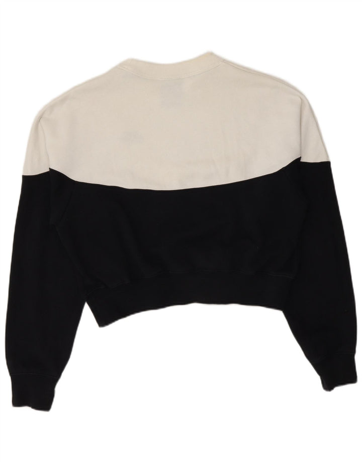 Γυναικεία φούτερ Nike Crop Jumper UK 14 Medium Black Colourblock