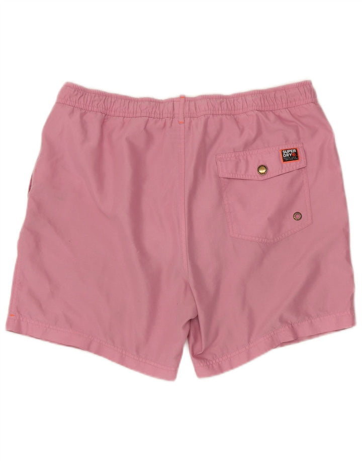 Ανδρικό σορτς κολύμβησης Superdry XL Pink Polyester