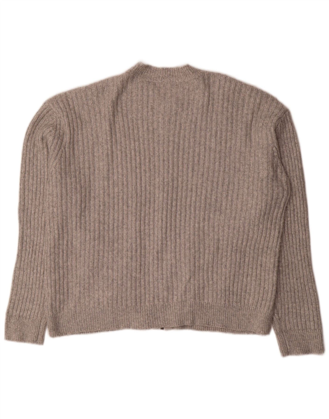 Marks & Spencer Γυναικείο πουλόβερ μεγάλου μεγέθους Crop Cardigan UK 16 Large Grey
