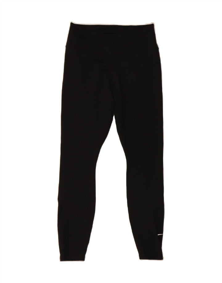 NIKE Womens Dri Fit Leggings UK 12 Medium  Black Polyester Vintage Nike and Second-Hand Nike from Messina Hembry 