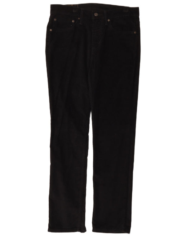 Levi's Mens 511 Slim Corduroy Παντελόνι W31 L30 Μαύρο βαμβακερό