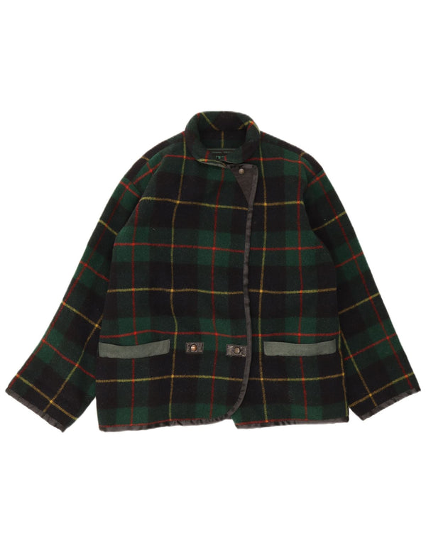 Penny Black Γυναικείο Μπουφάν Blazer Loose Fit IT 40 Small Green Check Wool