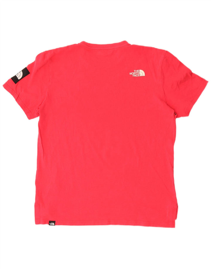 Ανδρικό T-Shirt North Face Top Μεσαίο Ροζ Βαμβακερό