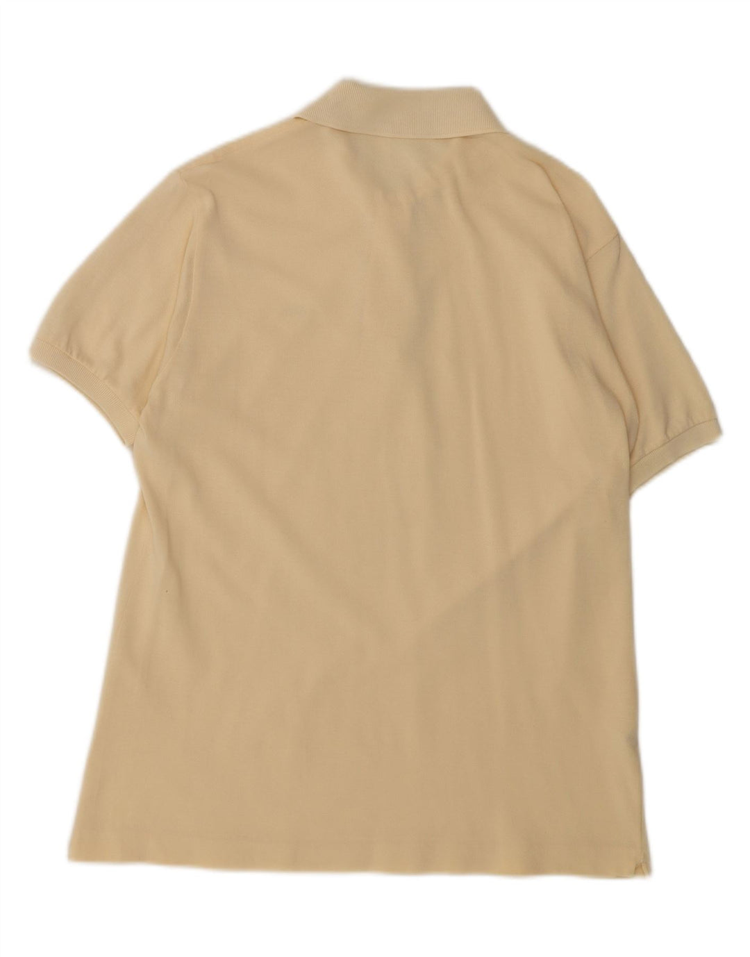 Ανδρικό πουκάμισο πόλο Lacoste κανονική εφαρμογή, Μέγεθος 4, Μεσαίο κίτρινο βαμβακερό Classic