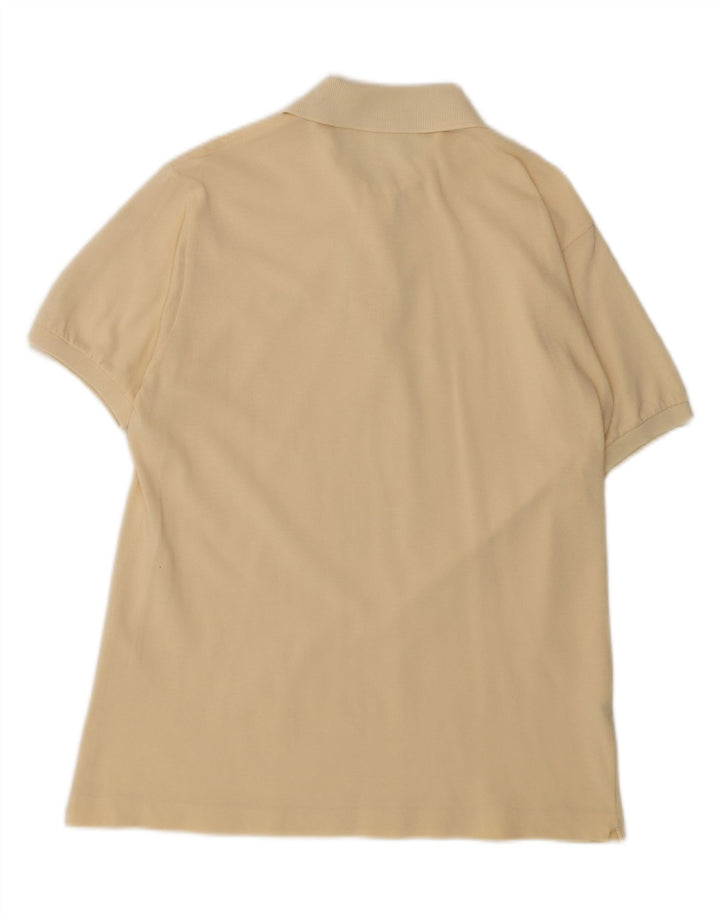 Ανδρικό πουκάμισο πόλο Lacoste κανονική εφαρμογή, Μέγεθος 4, Μεσαίο κίτρινο βαμβακερό Classic