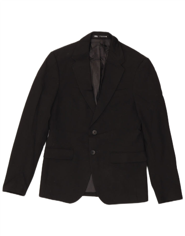 ZARA Ανδρικό σακάκι σακάκι με 2 κουμπιά EU 44 XS Navy Blue Viscose