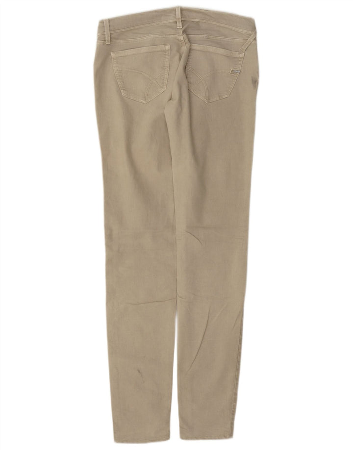 Gas Γυναικείο Slim Jeans W28 L32 Μπεζ βαμβακερό