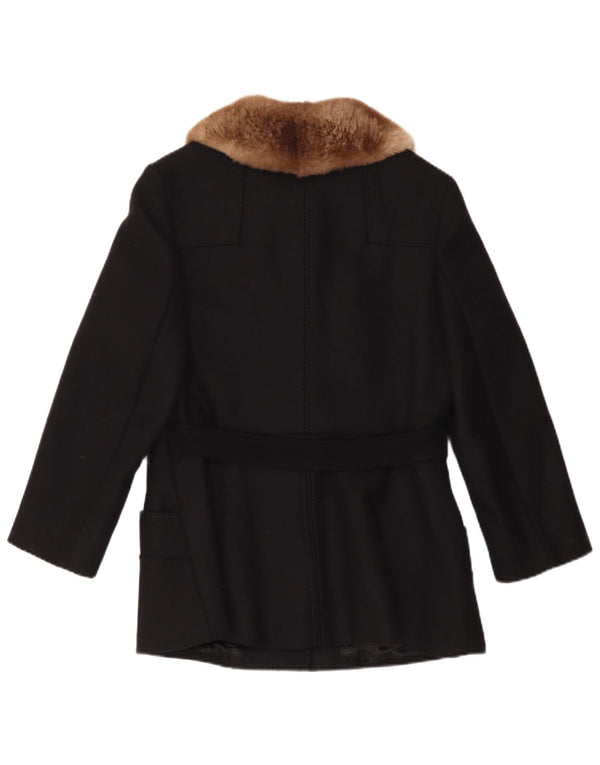 Your Sixth Sense γυναικείο πανωφόρι UK 10 Small Black Wool