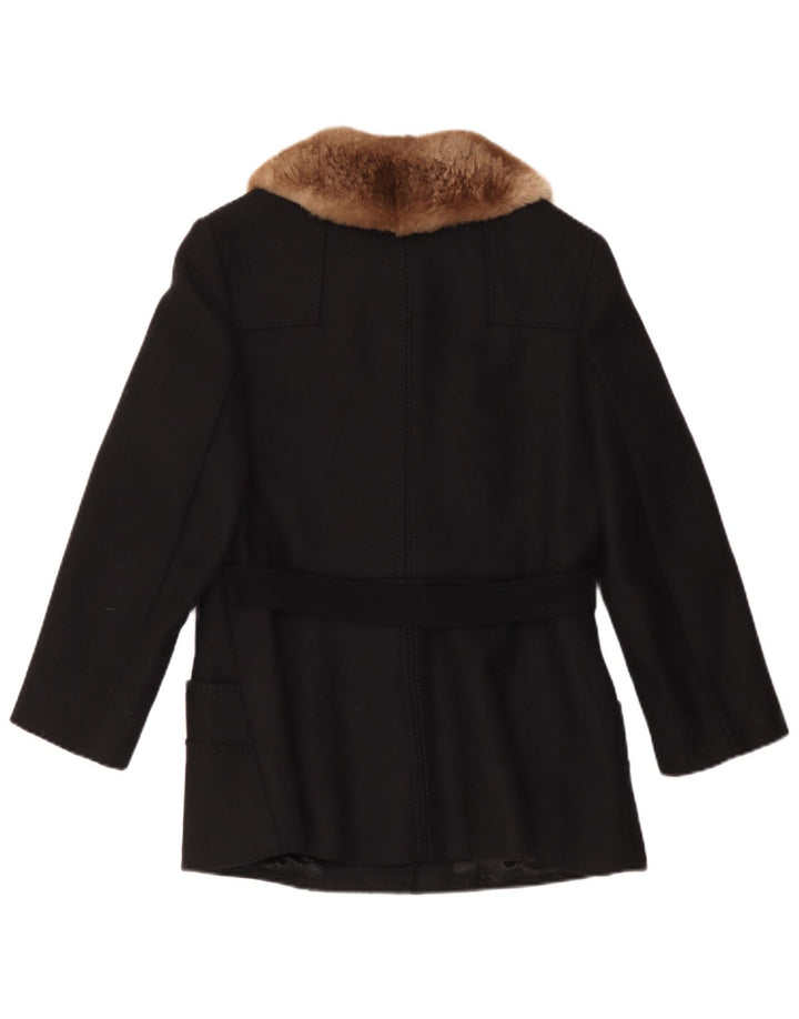 Your Sixth Sense γυναικείο πανωφόρι UK 10 Small Black Wool