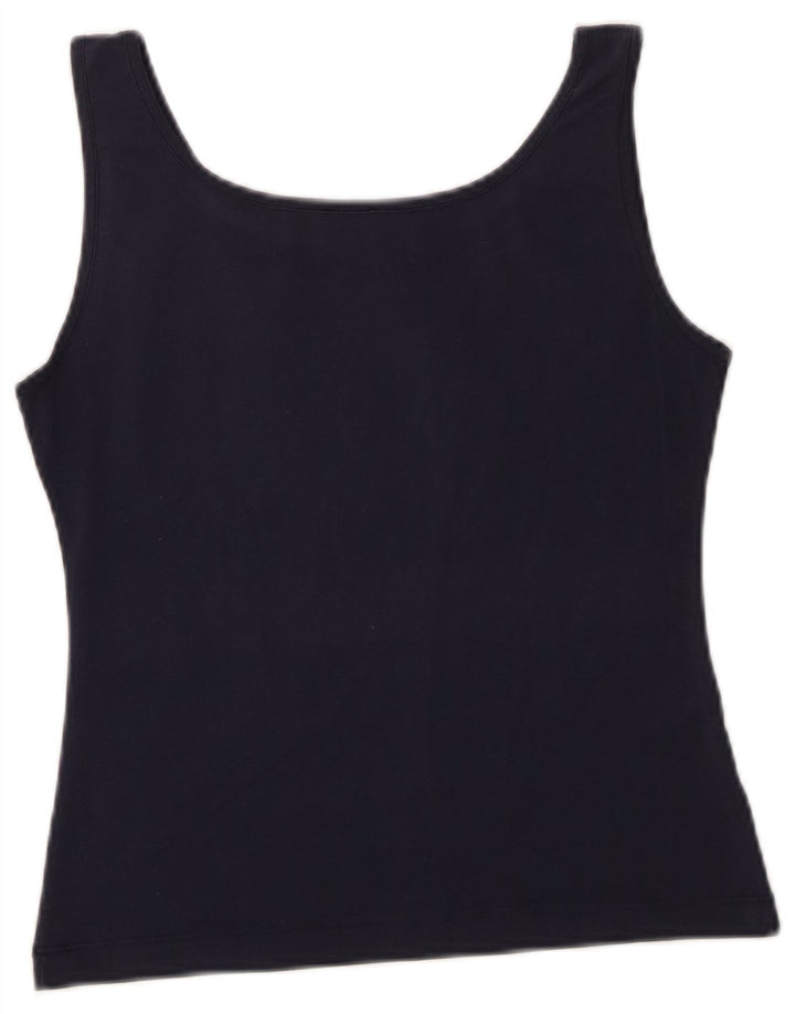 Paul & Shark Γυναικείο Crop Vest Top UK 12 Medium Navy Blue