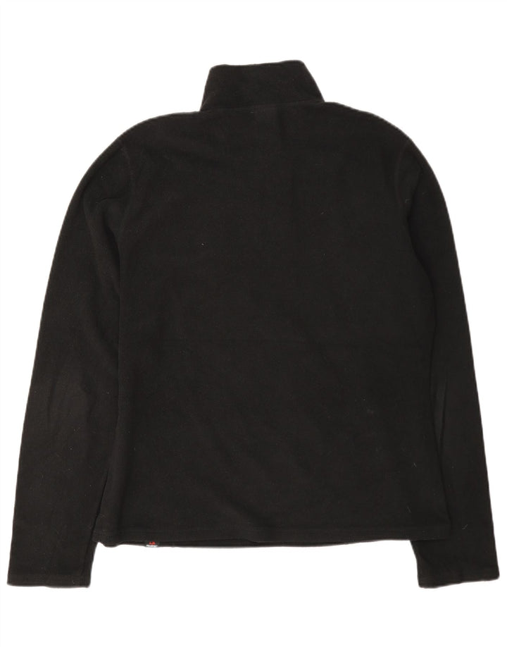 The North Face γυναικείο φερμουάρ με λαιμόκοψη Fleece Jumper UK 14 Μεσαίο μαύρο πολυεστέρα