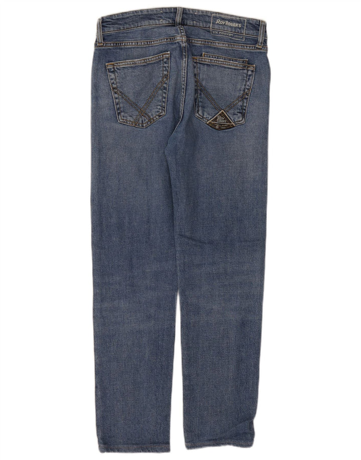 Roy Rogers Womens Distressed Slim Jeans W31 L29 Blue Cotton