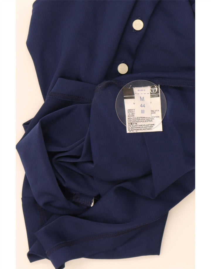 Sergio Tacchini Γυναικείο μπλουζάκι πόλο IT 44 Medium Navy Blue Colourblock