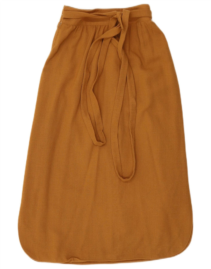 LAMBERS Γυναικεία Midi Φούστα IT 42 Medium W28 Καφέ