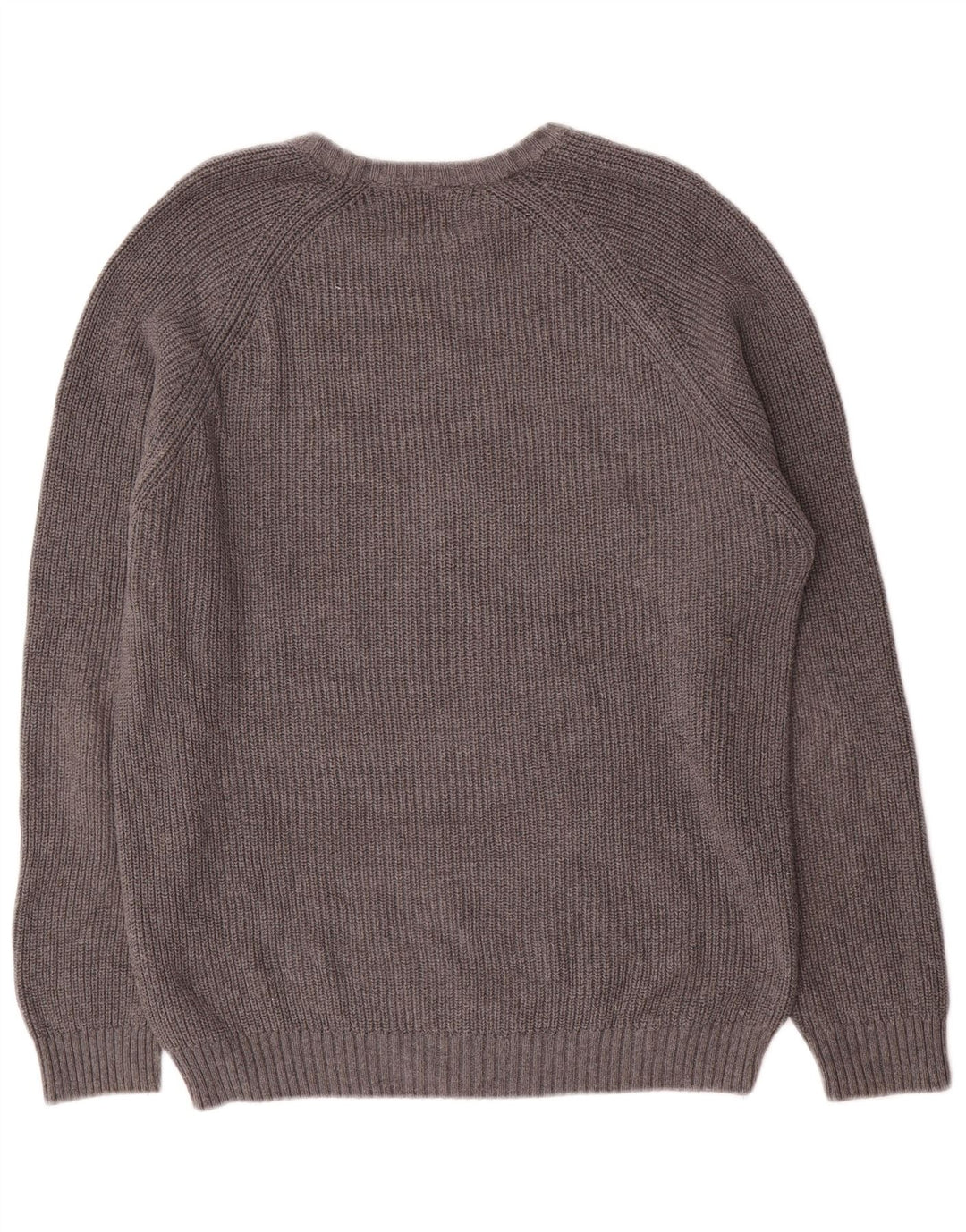 Ανδρικό πουλόβερ Zara Boat Neck Jumper Μεσαίο γκρι βαμβακερό