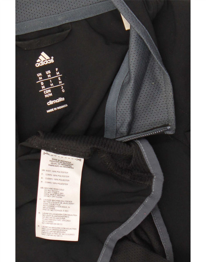 Ανδρική φόρμα Adidas Climalite Top Jacket Μεσαίο Μαύρο Πολυεστέρα