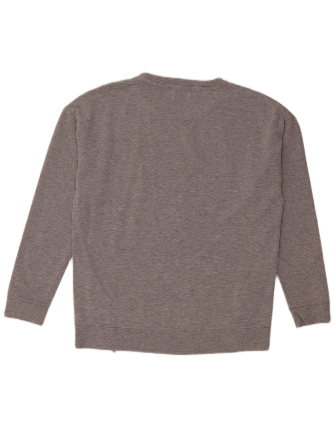 Γυναικείο γραφικό φούτερ CONVERSE Jumper UK 14 Medium Grey Cotton