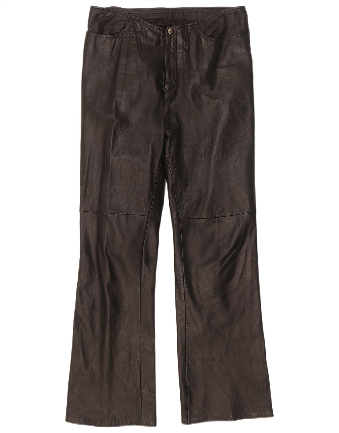 Γυναικείο δερμάτινο παντελόνι Dakota Bootcut W30 L31 Μαύρο