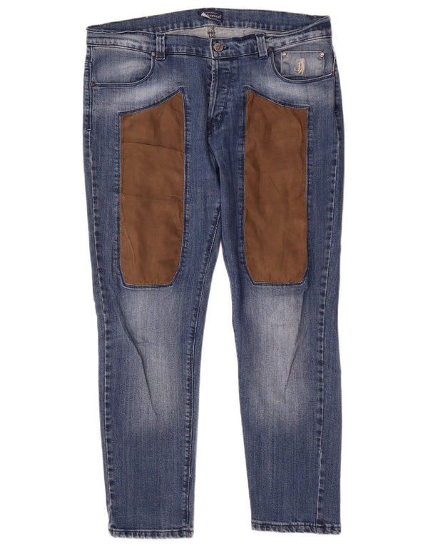 Jeckerson Mens Slim Jeans IT 52 XL W36 L29 Μπλε βαμβακερό