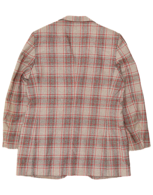 Vintage Ανδρικό σακάκι 2 κουμπιών Blazer IT 52 XL Grey Check