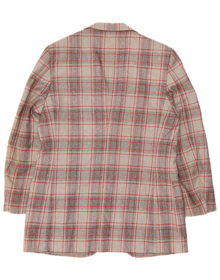 Vintage Ανδρικό σακάκι 2 κουμπιών Blazer IT 52 XL Grey Check