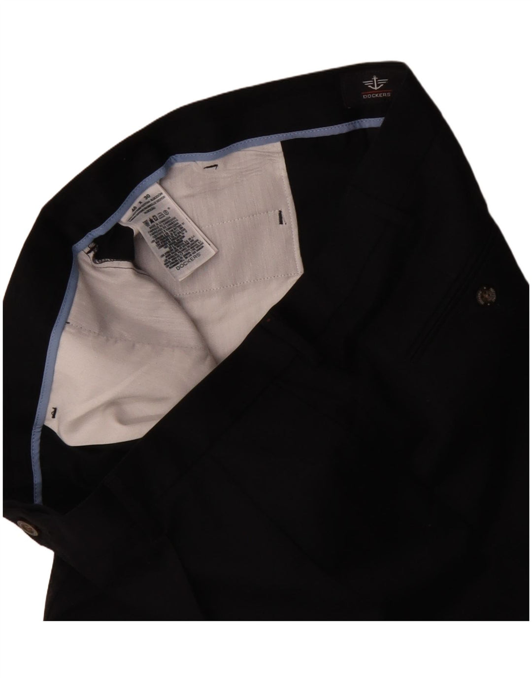 Dockers Ανδρικό παντελόνι Chino με καρφίτσα W40 L30 Μαύρο βαμβακερό