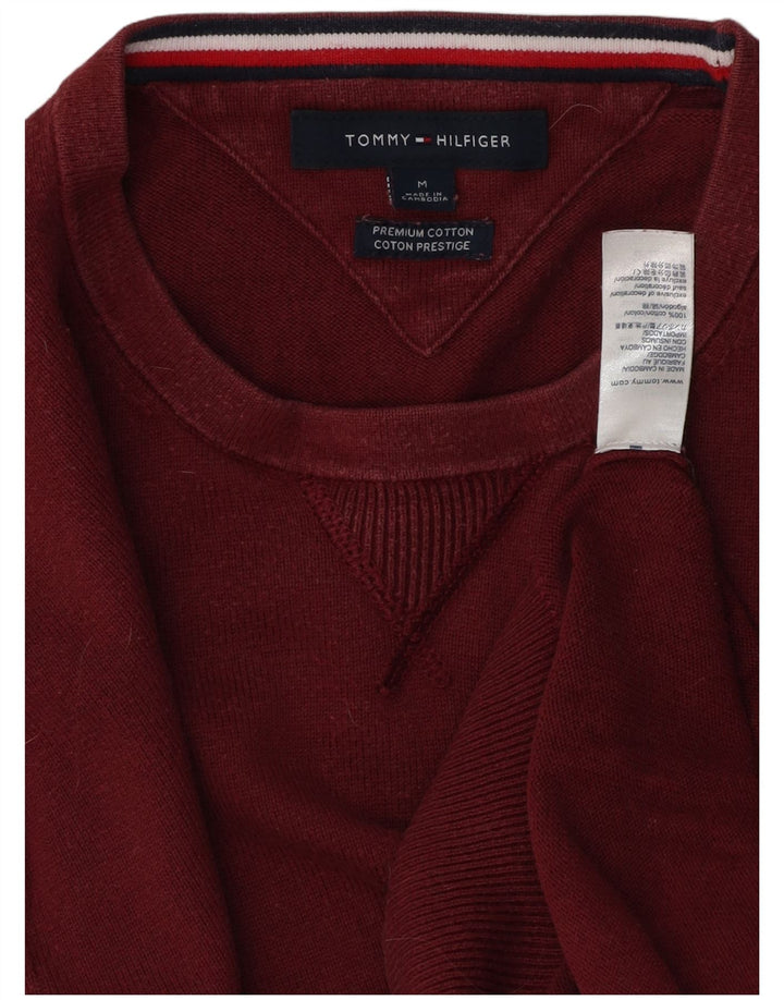 TOMMY HILFIGER Ανδρικό πουλόβερ με λαιμόκοψη, μεσαίο βαμβάκι