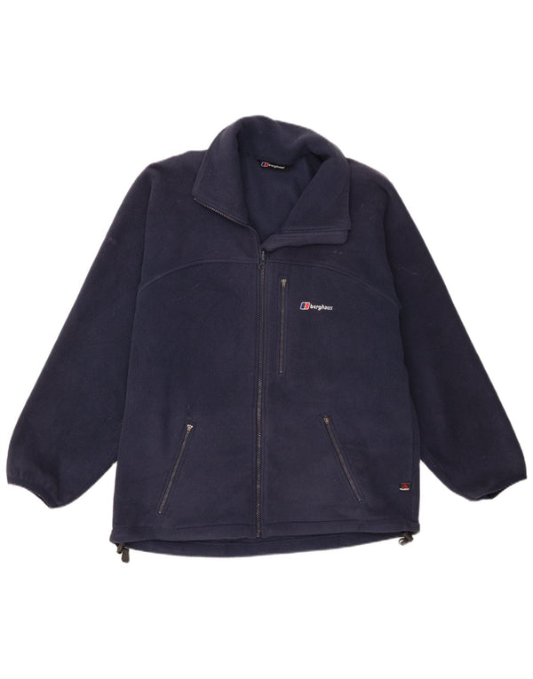 Berghaus Ανδρικό Fleece Jacket UK 38 Medium Navy Blue Polyester Sports