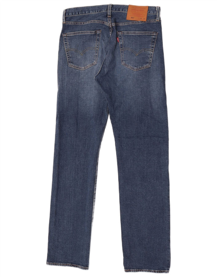 LEVI'S Ανδρικό τζιν 501 ίσιο W30 L32 Μπλε βαμβακερό
