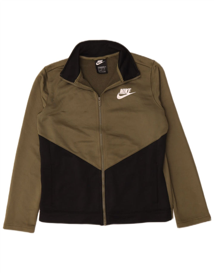 Μπουφάν Nike Boys αθλητική φόρμα 13-14 ετών XL χακί πολυεστέρας