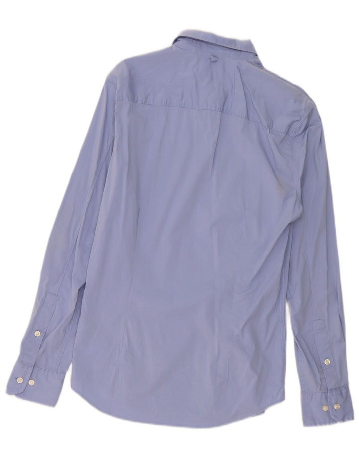 Ανδρικό πουκάμισο Tommy Hilfiger Slim Fit Μεσαίο μπλε βαμβακερό