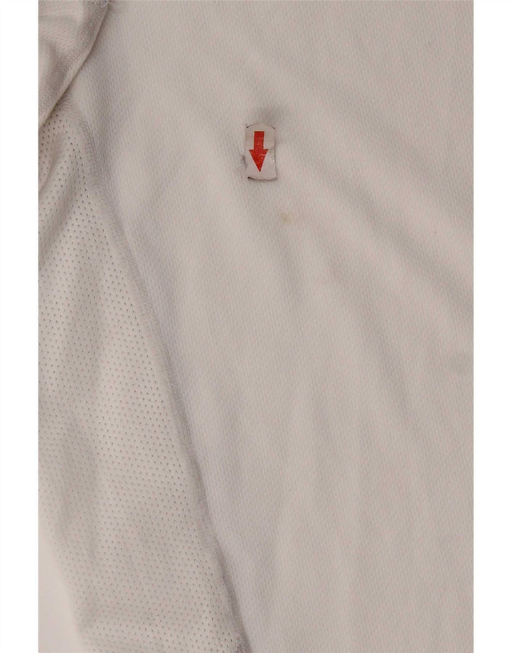 Ανδρικό T-Shirt Nike Dri Fit Τοπ μεσαίου λευκού χρώματος πολυεστέρας