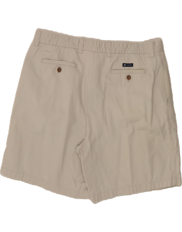 CHAPS Mens Pegged Chino Shorts W38 XL Grey Vintage Chaps and Second-Hand Chaps from Messina Hembry 