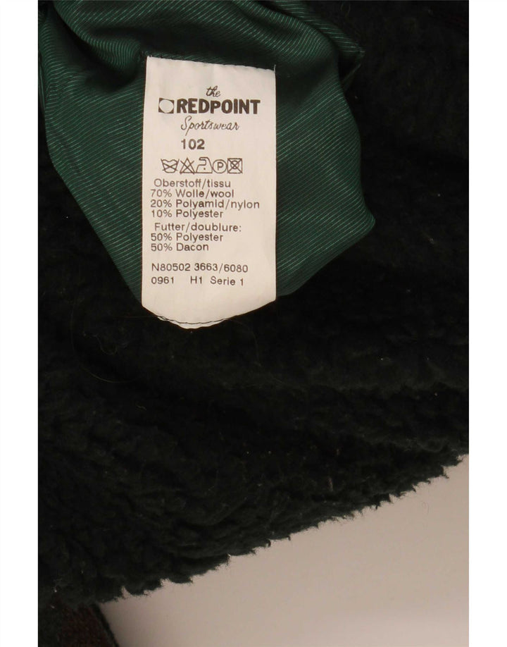 Ανδρικό παλτό Redpoint Windbreaker UK 42 XL Πράσινο γεωμετρικό μαλλί