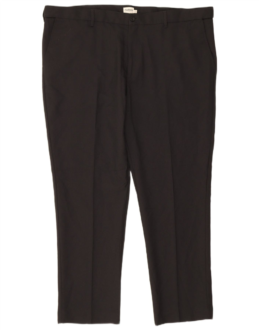 Farah Ανδρικό κλασικό λεπτό παντελόνι Chino W44 L29 Μαύρο πολυεστέρα