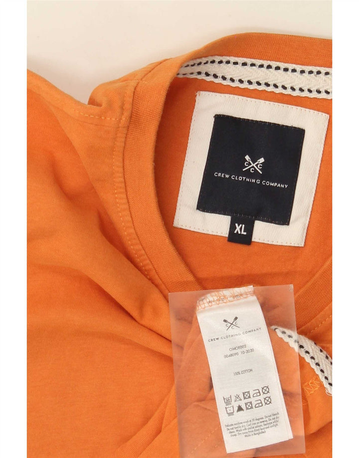 J. Crew Ανδρικό T-Shirt Top XL Orange Cotton