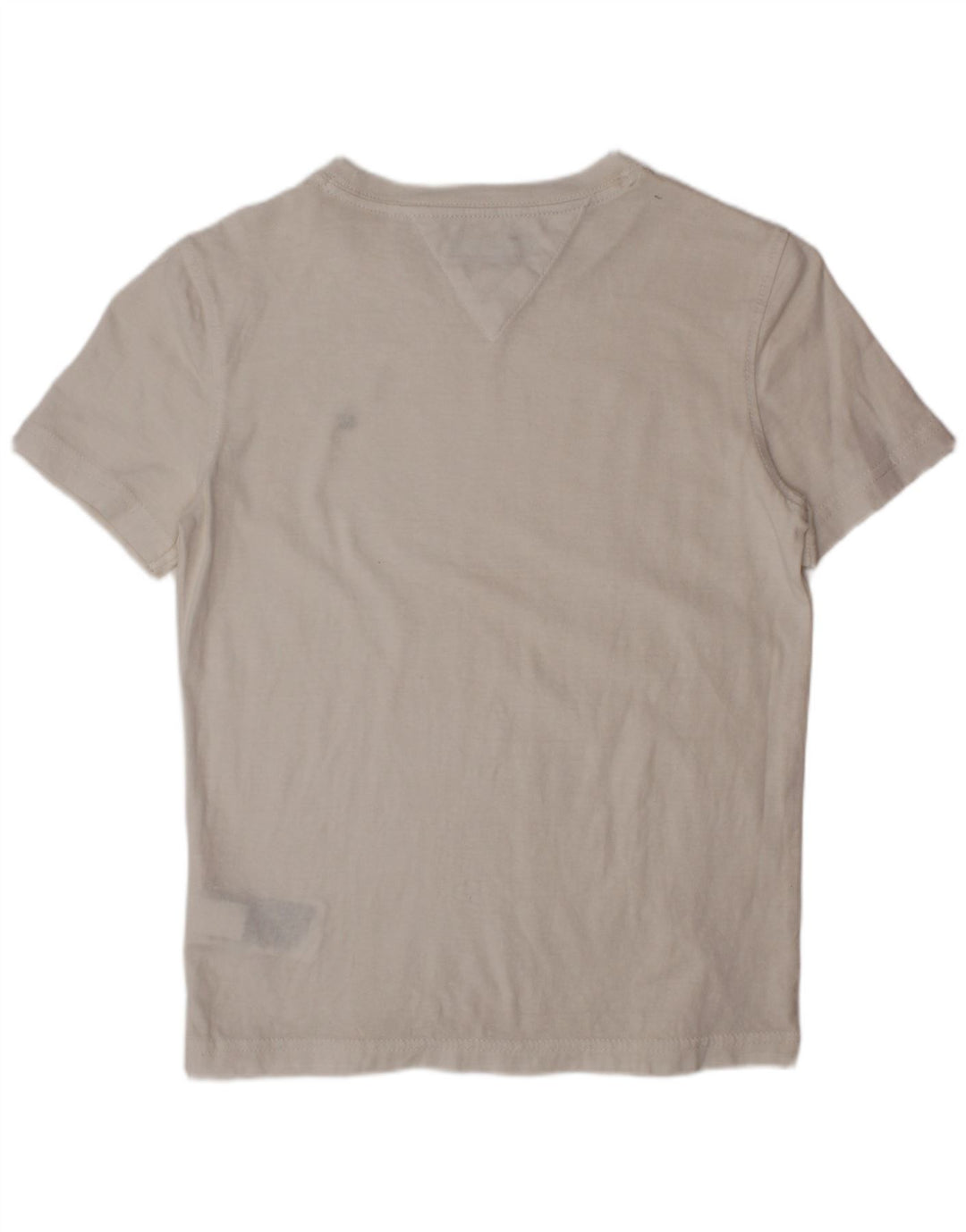 TOMMY HILFIGER για αγόρι T-Shirt Top 7-8 ετών Λευκό βαμβακερό