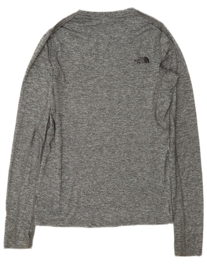 The North Face γυναικείο μακρυμάνικο UK 6 XS πολυεστέρας με γκρι λείανση