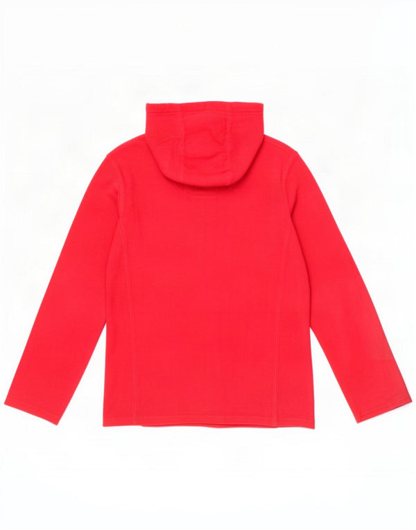 Mountain Warehouse Womens Hooded Fleece Jumper UK 10 Small Red