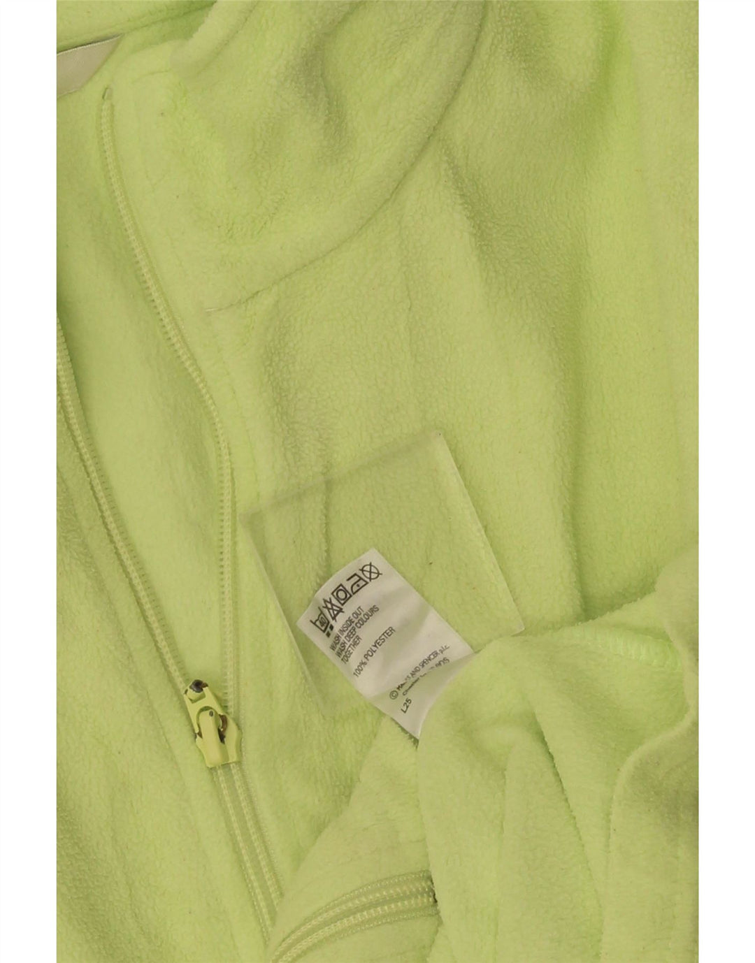 Marks & Spencer Γυναικείο Fleece Jacket UK 20 2XL Green Polyester